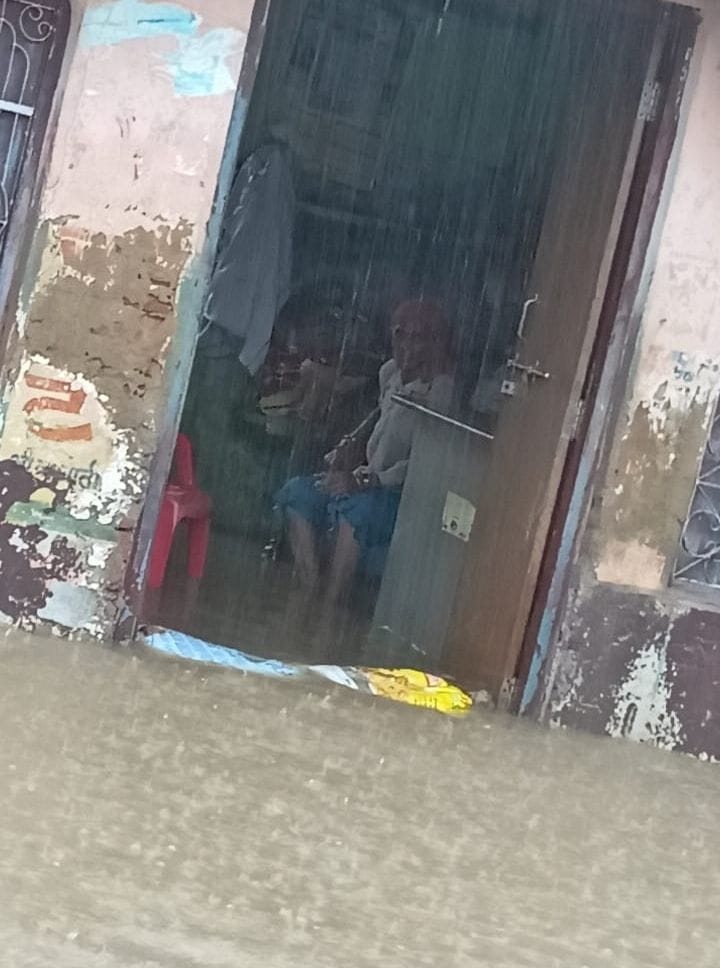 jhajjar bahadurgarh news,Waterlogging due to 6.6 mm of rain, trouble in traffic
