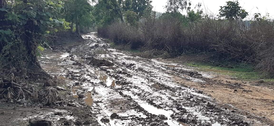 shabby roads become trouble for pregnent women