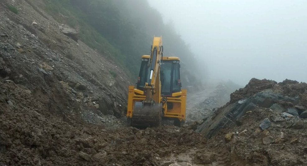 Road Block in Dharchula