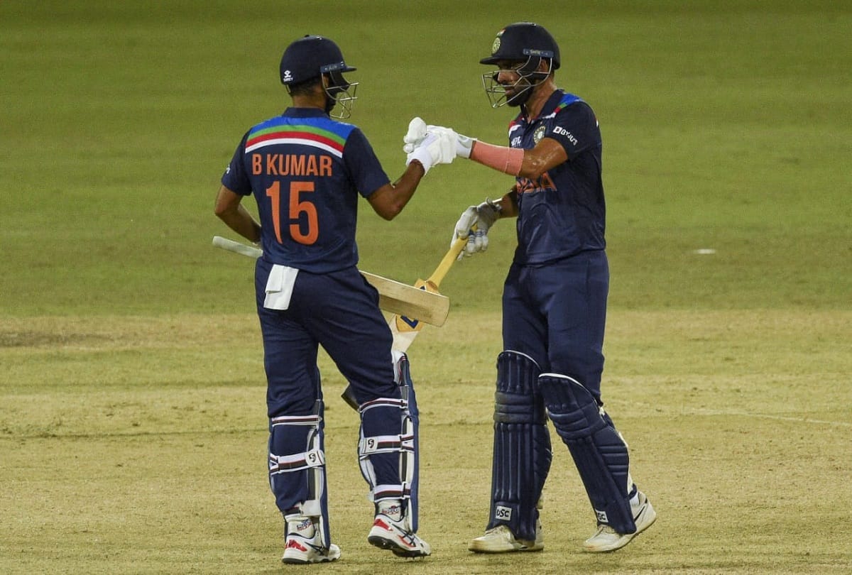 India vs Sri Lanka Deepak Chahar 84 runs record partnership with Bhuvneshwar kumar team india win by 3 wickets