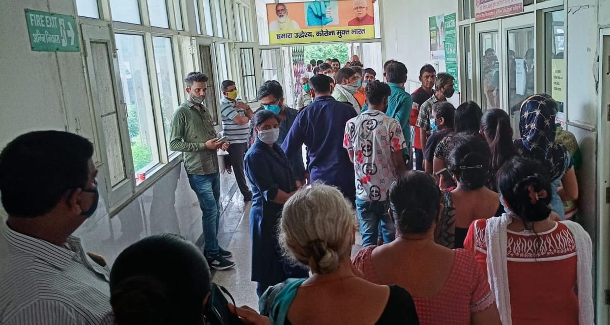 Vaccination of less than one thousand people after 14 days