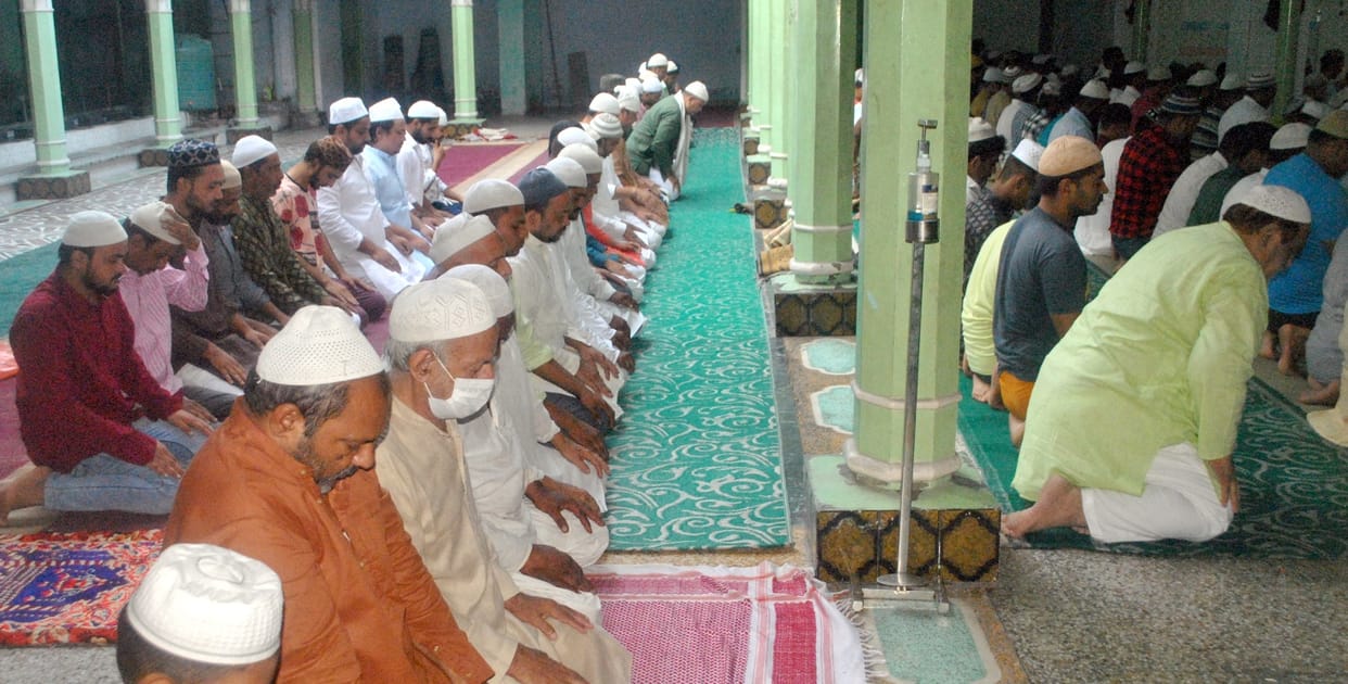 Eid-ul-Adha: Head bowed in Sajda