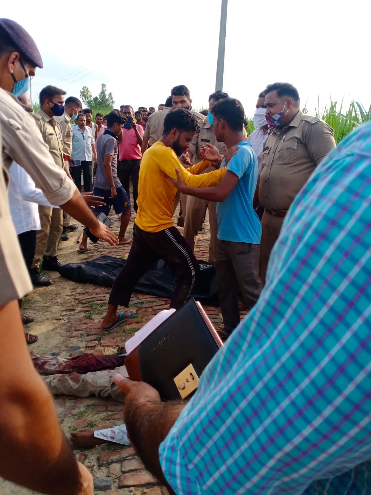Victims got angry after the murder