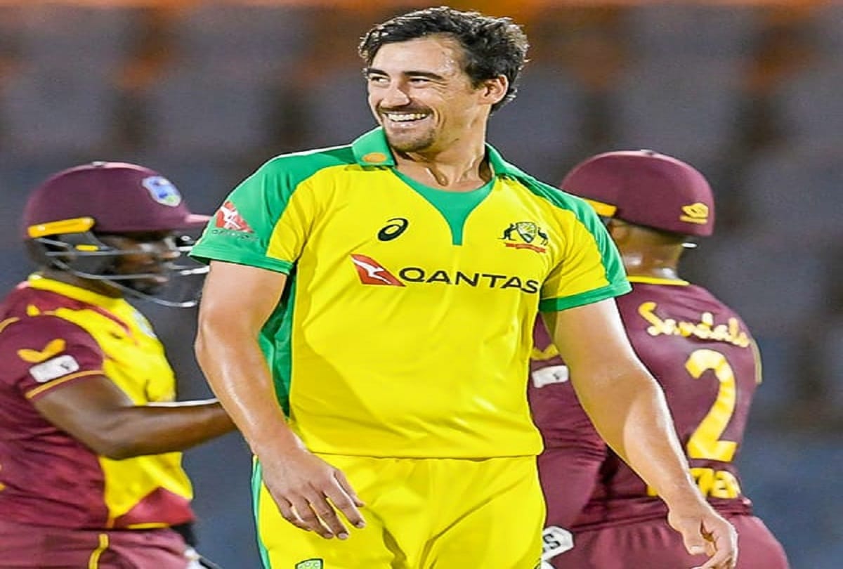 WI vs AUS Australia beat west indies by 133 runs DL method in 1st ODI at Bridgetown Mitchell Starc player of the match