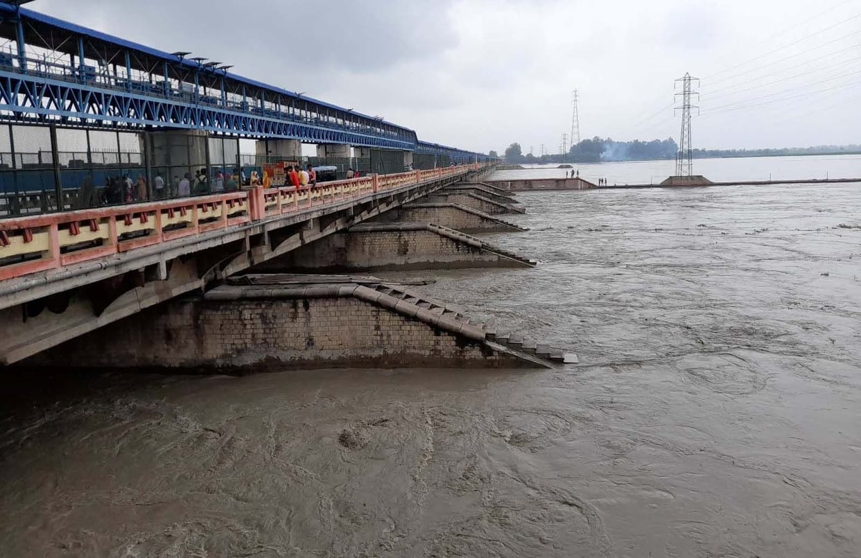 Water level of ganga increased