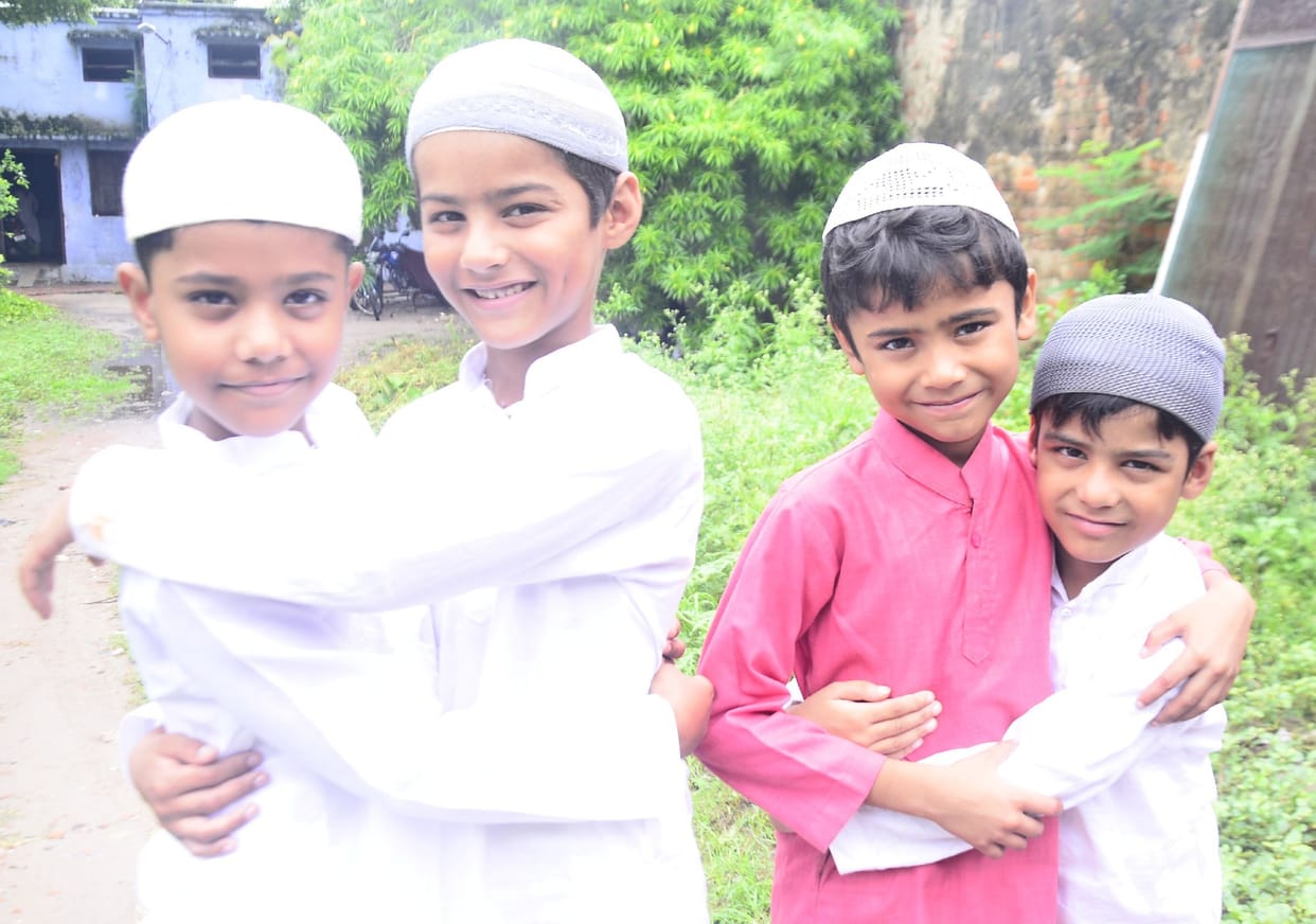 Prayers for peace were sought by offering Namaz in homes