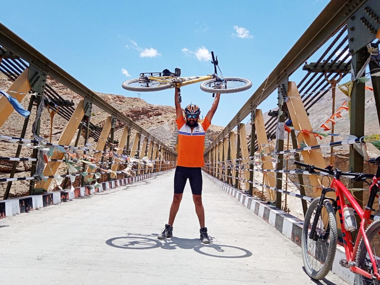 Cycling team covered 800 kms