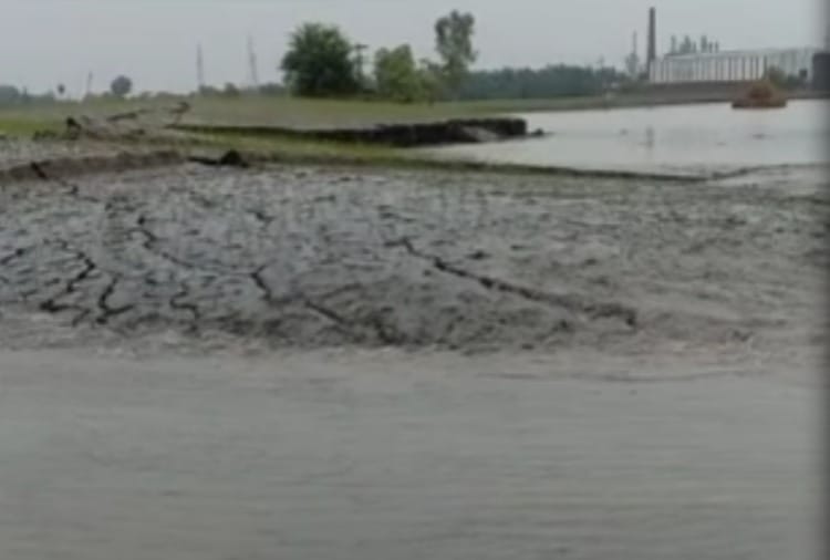 Soil raised five feet due to rain water in Karnal of Haryana