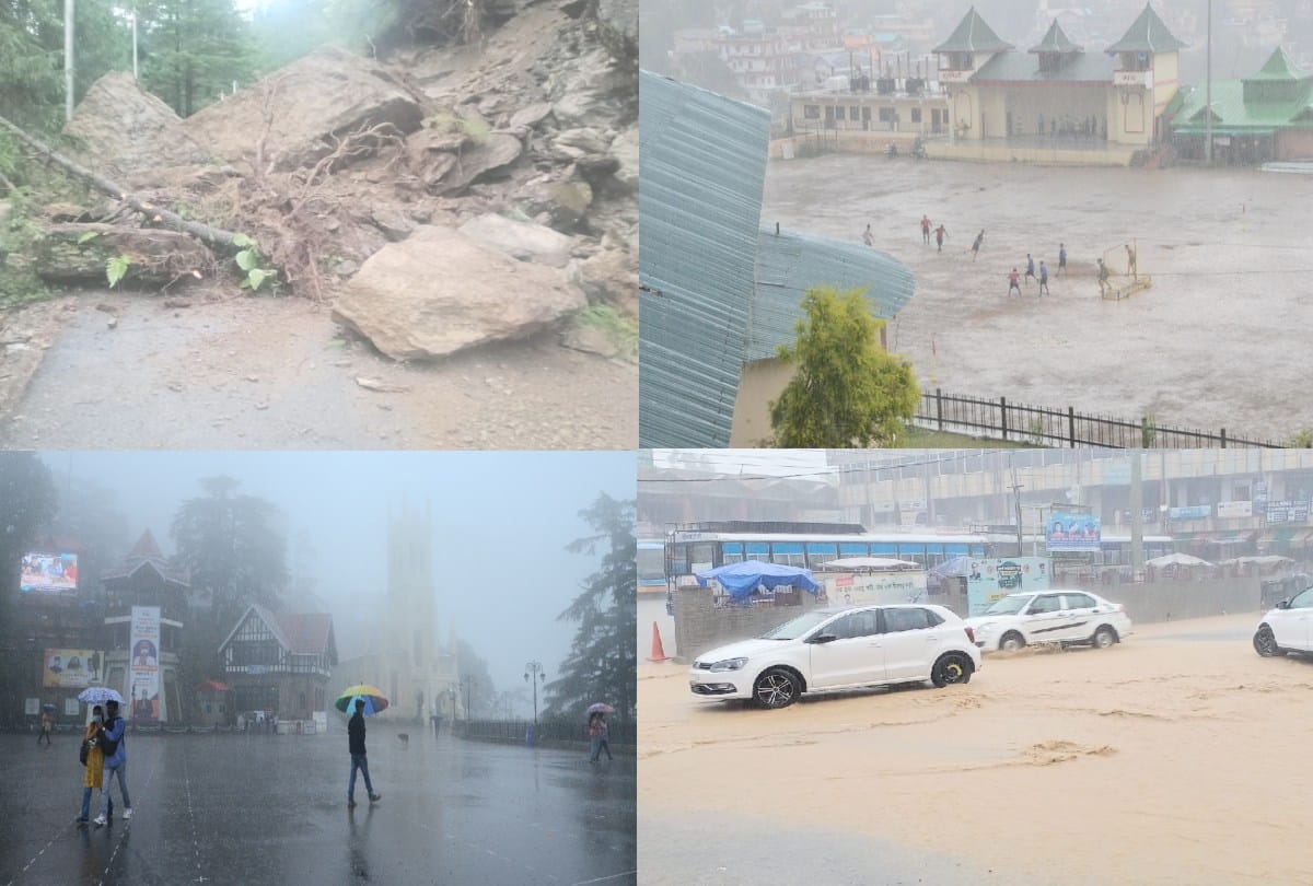 himachal weather today: heavy rainfall alert in state, NH 305 remained closed for five hours