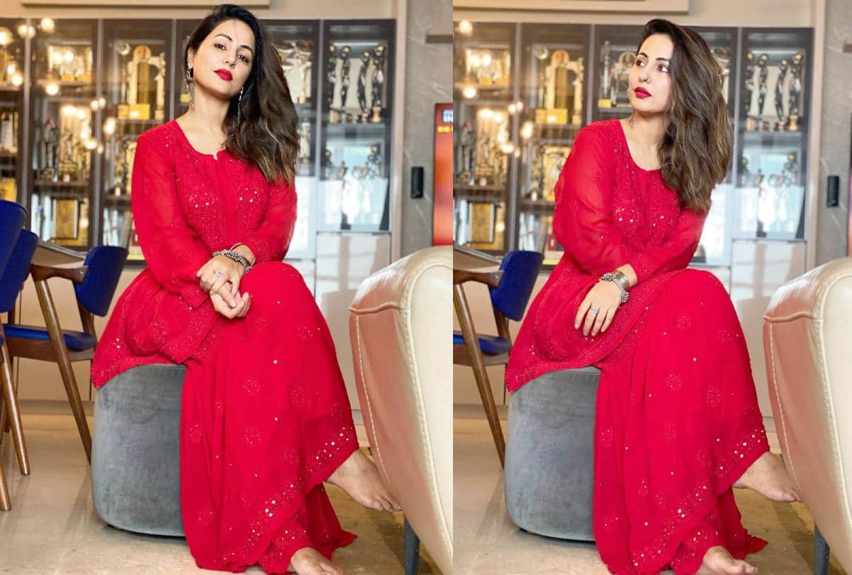 Fashion tips Hina khan latest eid 2021 celebration pictures photos goes viral