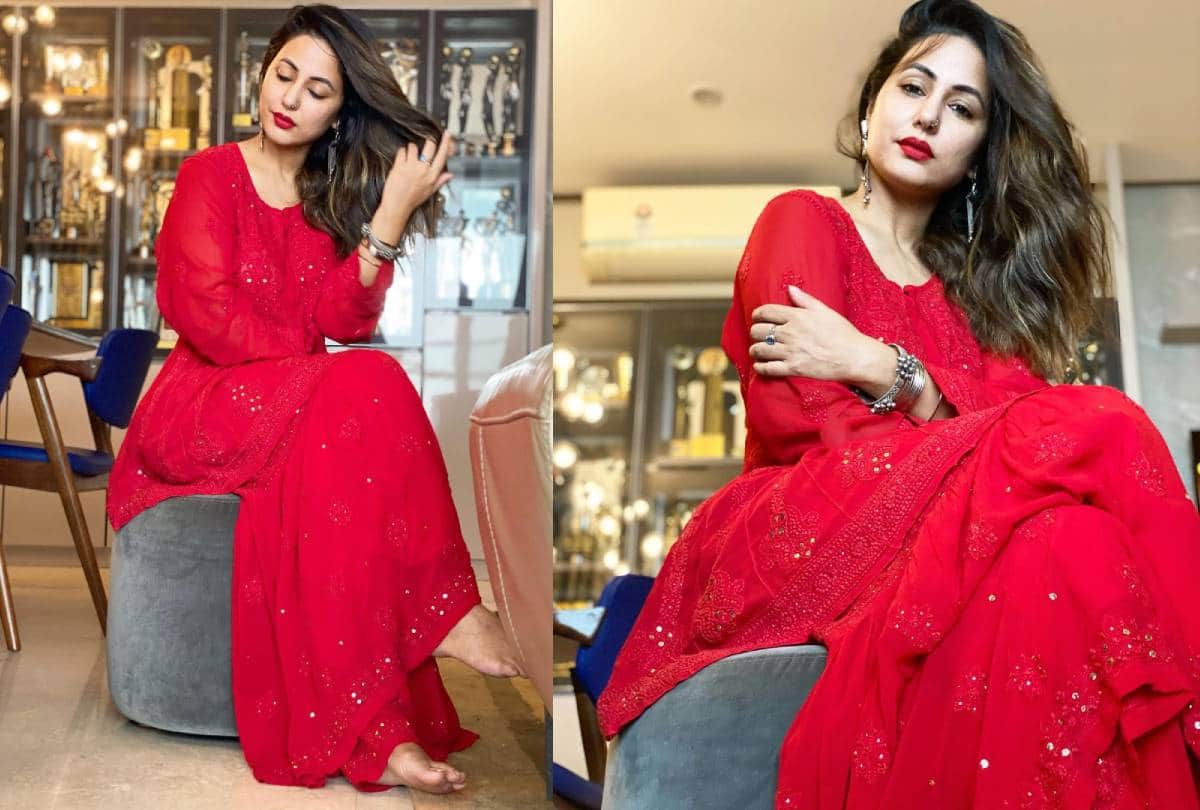 Fashion tips Hina khan latest eid 2021 celebration pictures photos goes viral