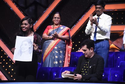 Indian Idol 12 Omung Kumar gave lifetime offer to Shanmukhapriya made sketch in four minutes