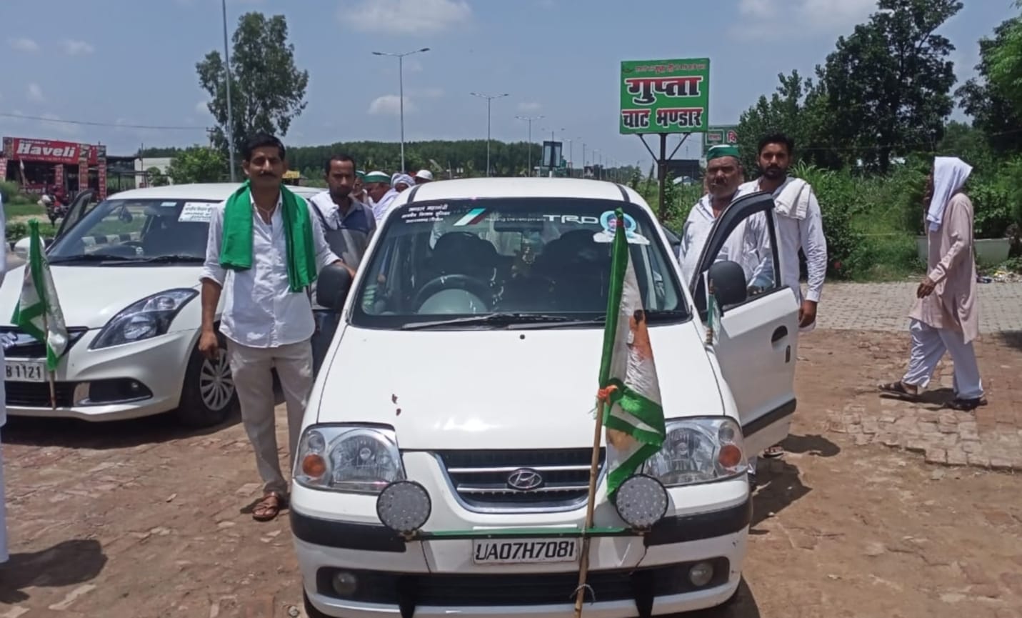 farmers protest delhi kisan andolan: hundreds of uttarakhand farmers traveled to delhi for parliament march