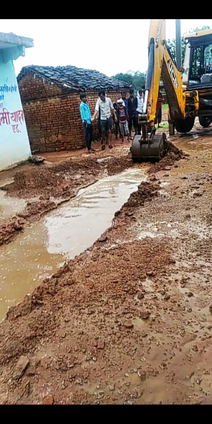 rajput colony mud filled roads