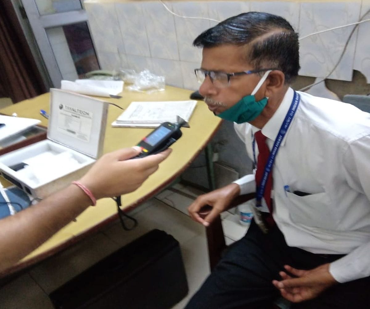 Staff will conduct breath analyzer test before signing on duty