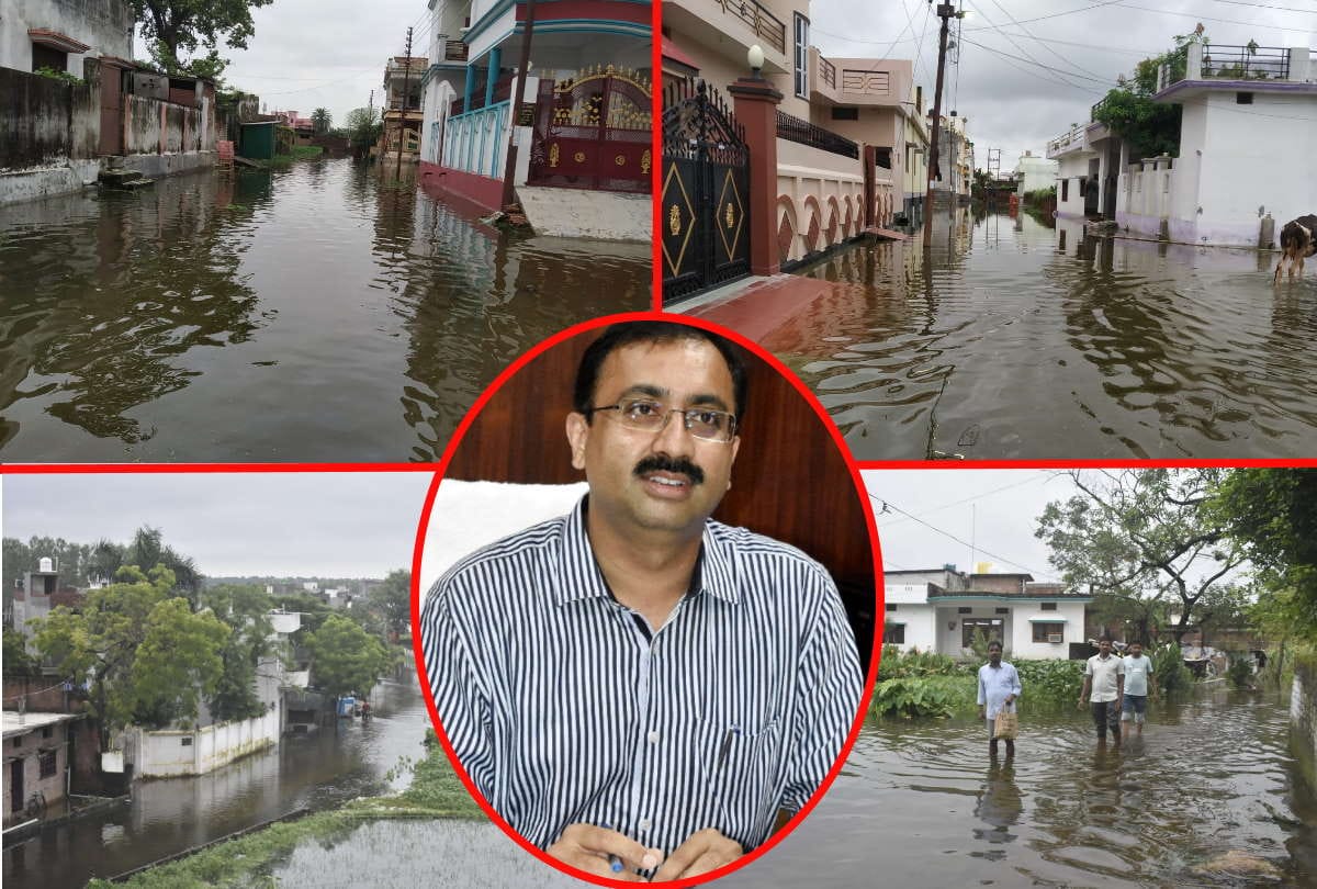 commissioner instructed engineers of LNV Municipal Corporation and Jal Nigam to prepare concrete plan for drainage in Gorakhpur