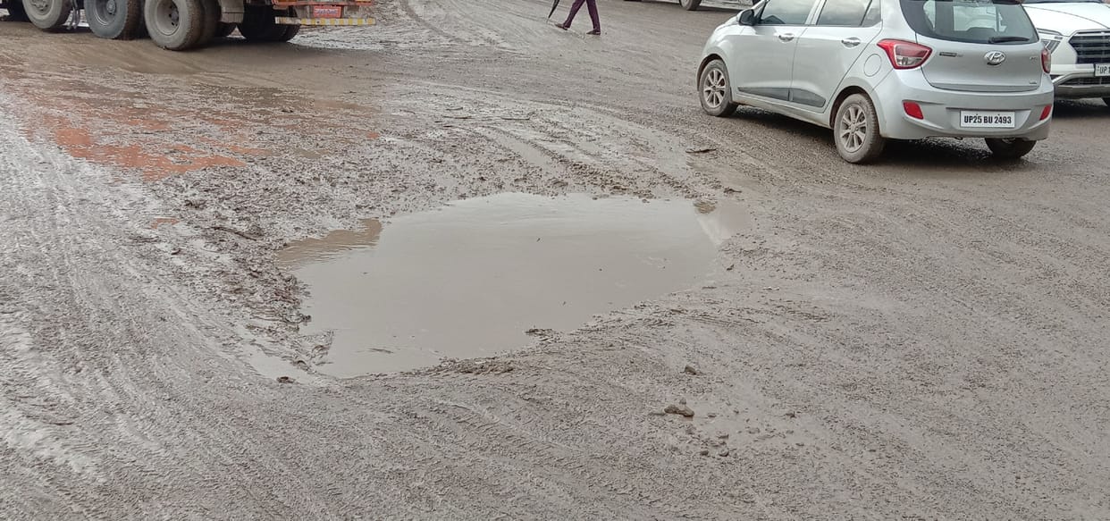 road in bad condition