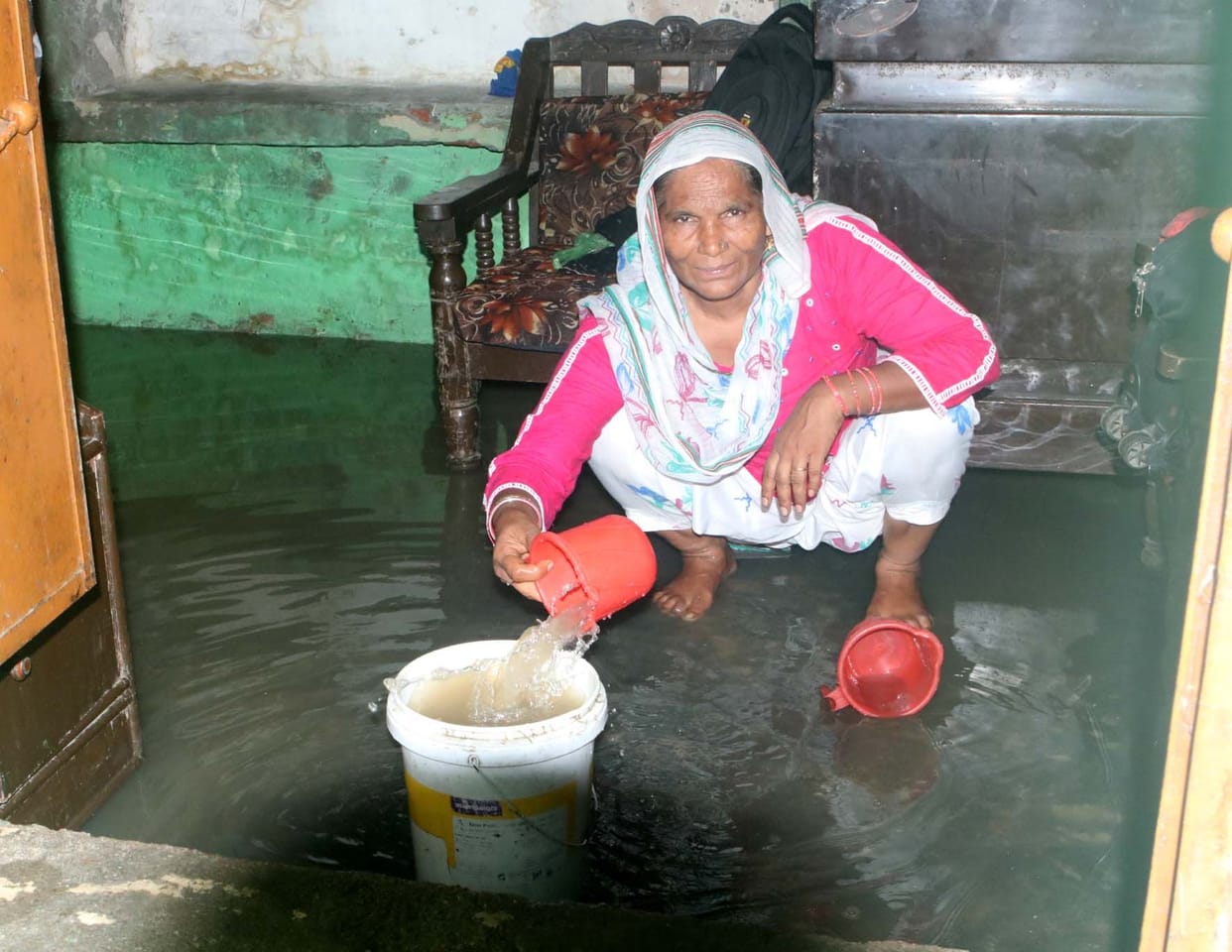 Waterlogging in Aligarh