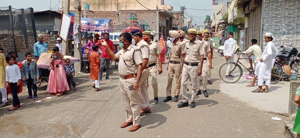 Police patrolled and made the presence felt, Yamunanagar