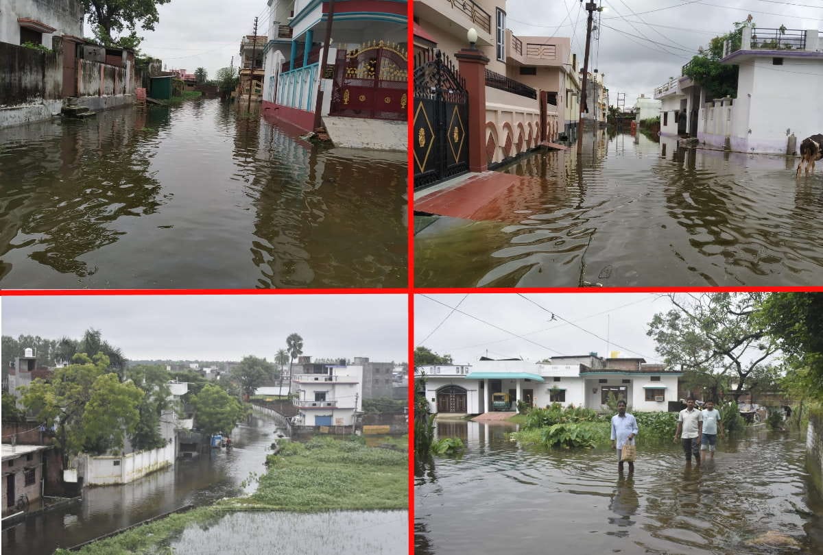 Gorakhpur waterlogging after 115 mm of rain in 12 hours latest photos