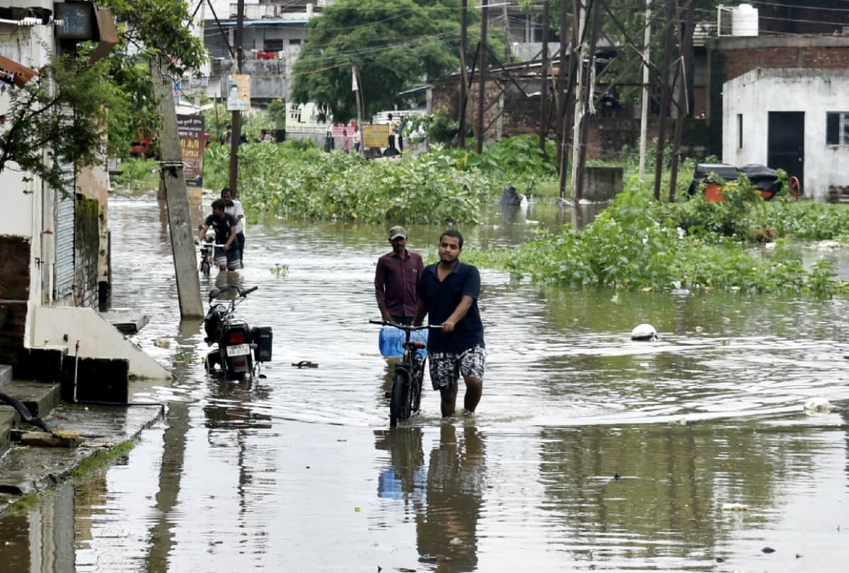 Boat Started Moving In The Posh Colonies in gorakhpur