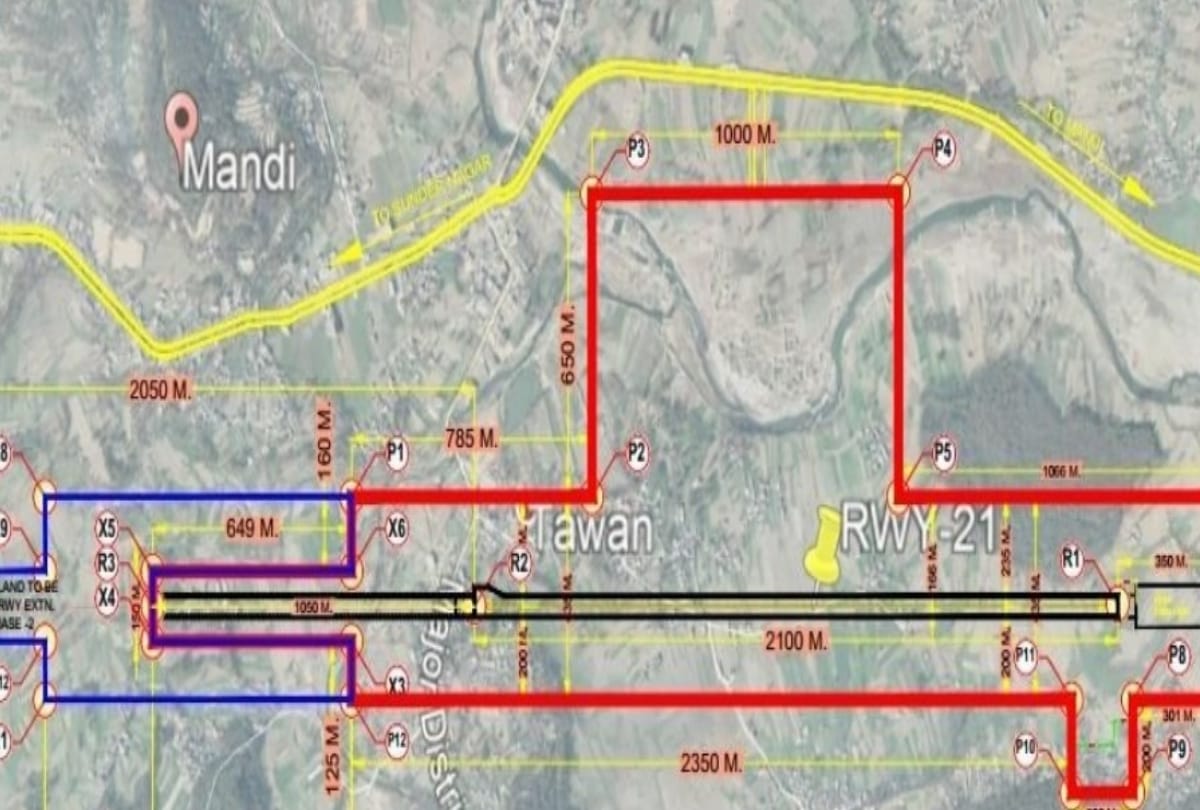 Final lidar survey of international airport at Mandi's Balh completed