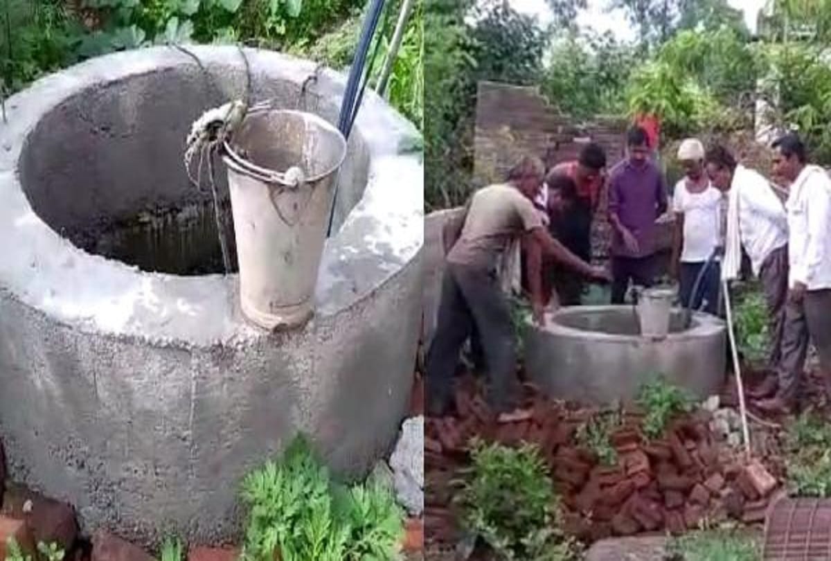 Maharashtra:  Suddenly the water of the well started boiling in Buldana, people ran away leaving the bucket
