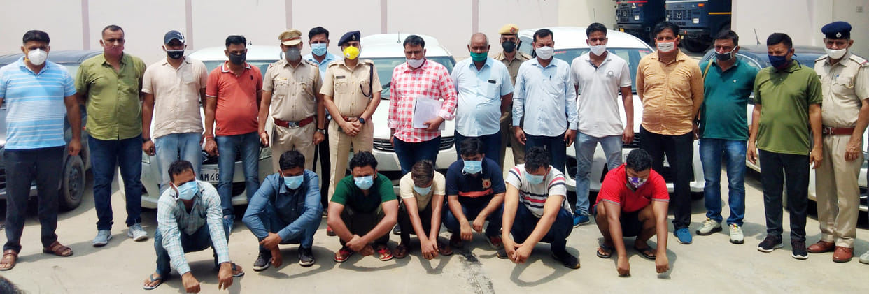 Interstate vehicle thief gang busted, seven arrested including MSc and BTech pass