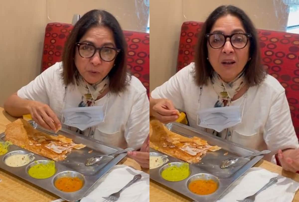 Neena Gupta share video on social media saying crore salon bad restaurant aayi hun and fans are loving this