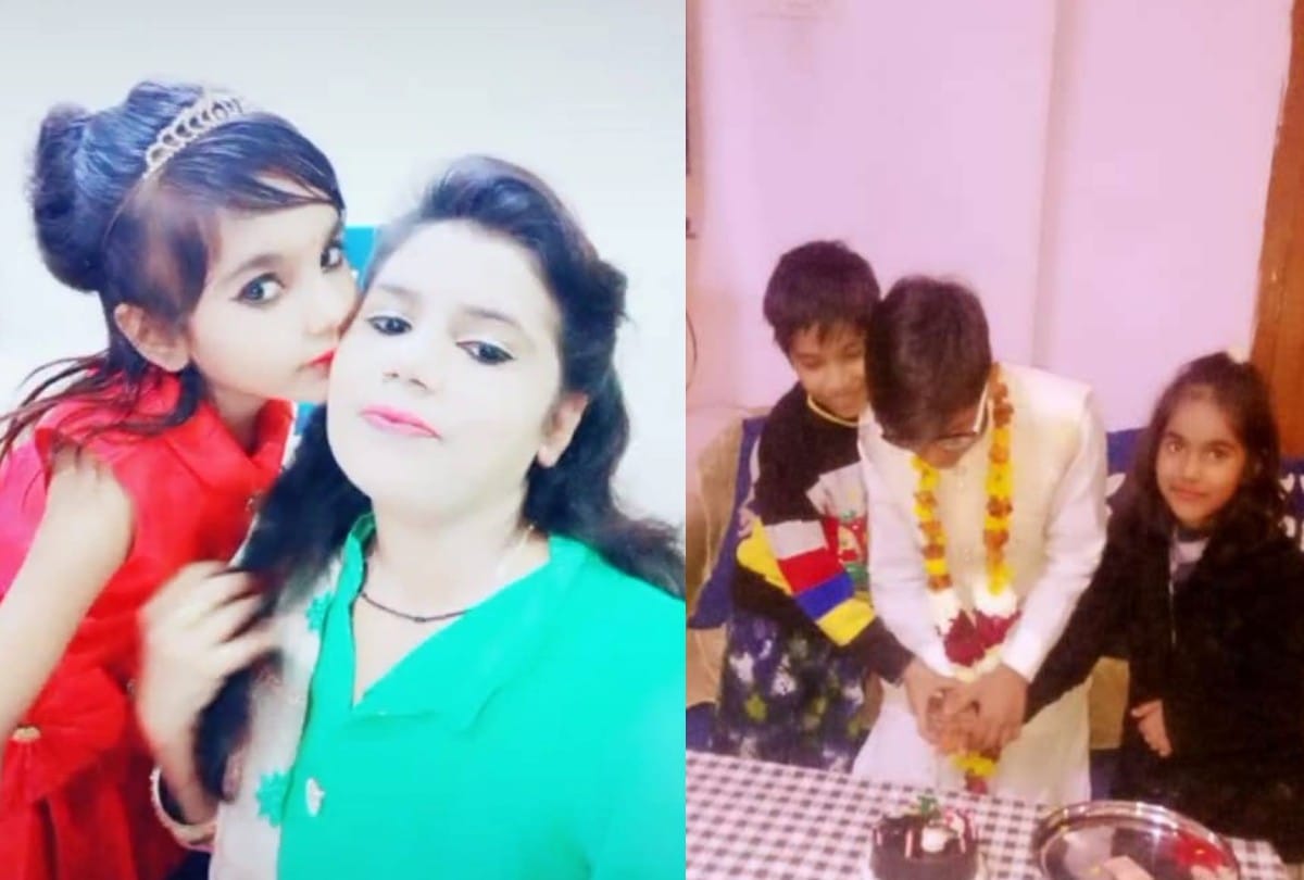 agra mass murder case who is killed woman and her three children