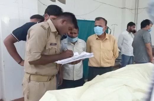 Death of an old man in the line of OPD