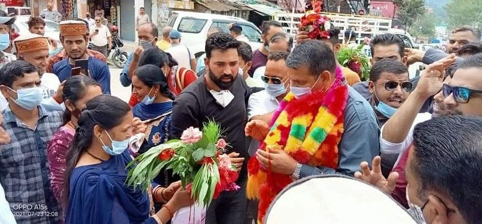 Celebration in Dhanotu on making new development block