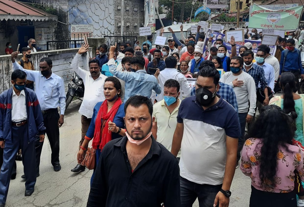 Shilpkar Kalyan Samiti took out rally