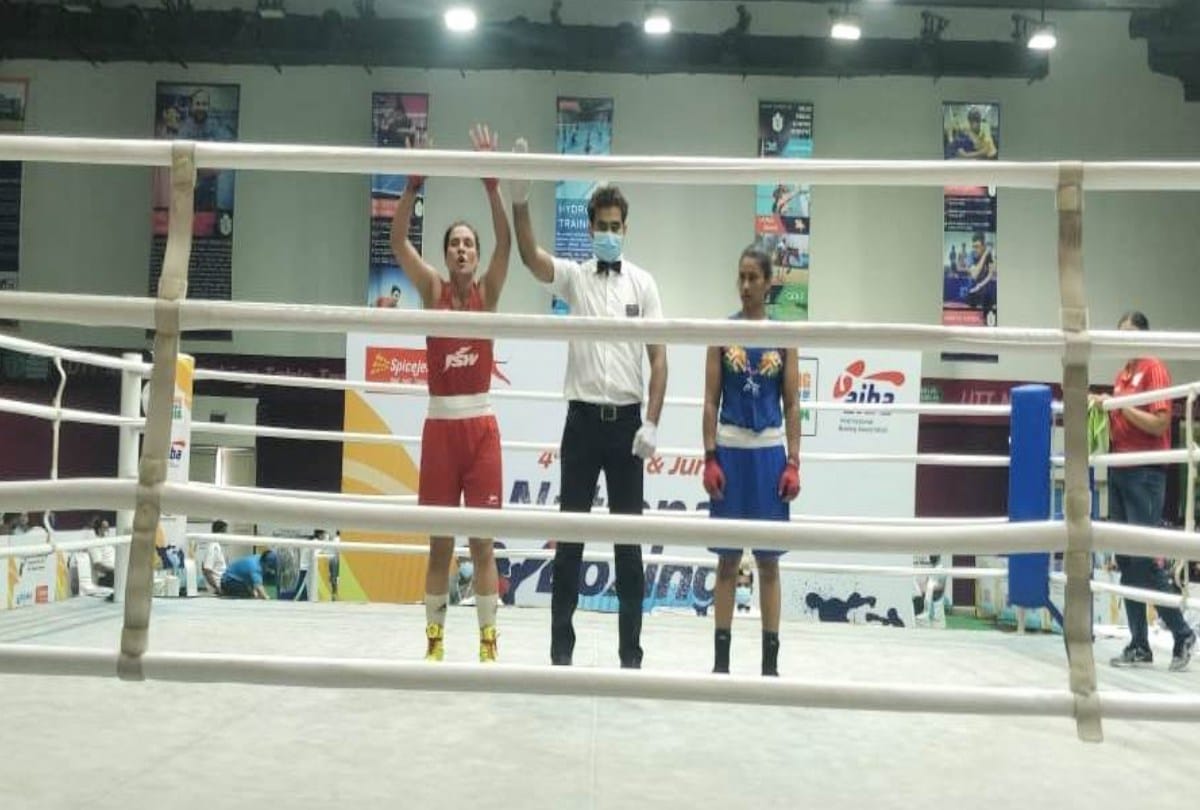Kinnaur's Sneha won gold medal in National Youth Boxing Competition