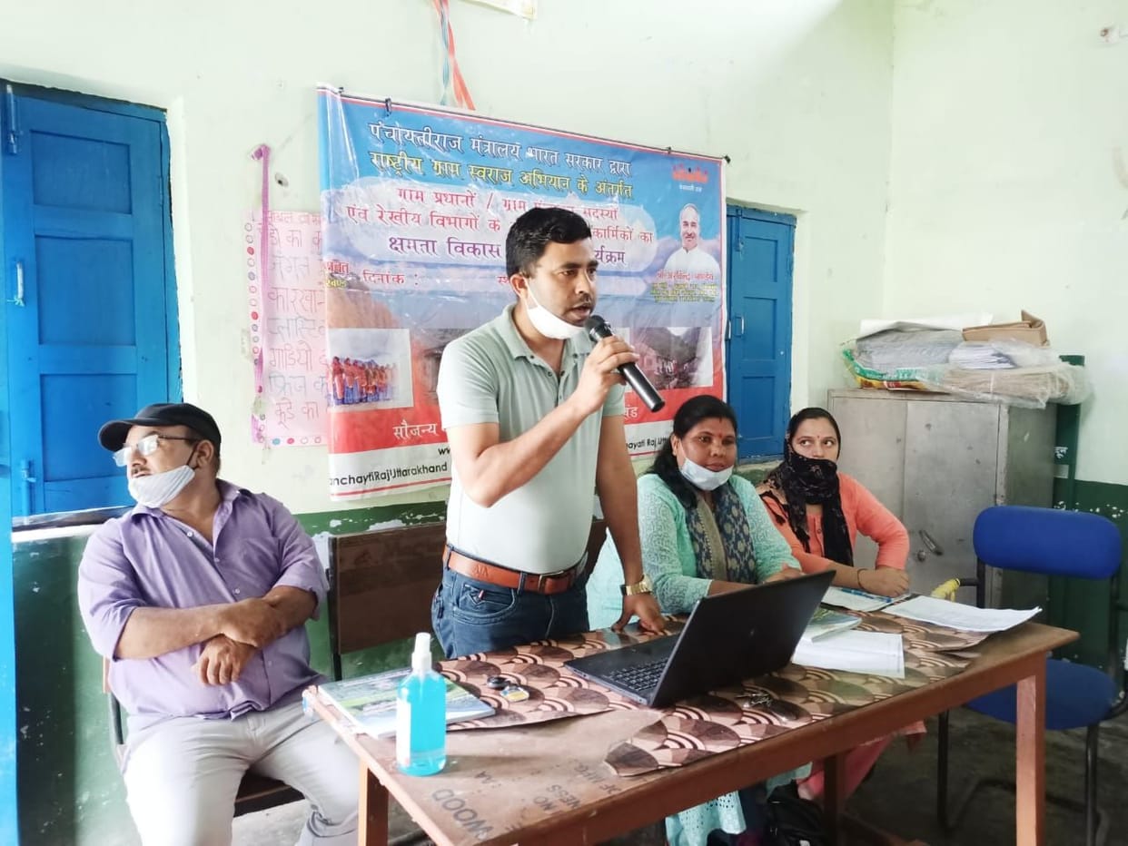 Capacity development training given to village heads