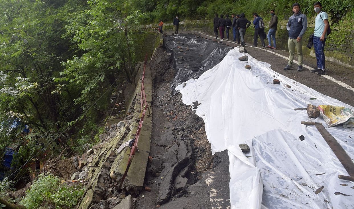 Broken roads increased the problems of the public