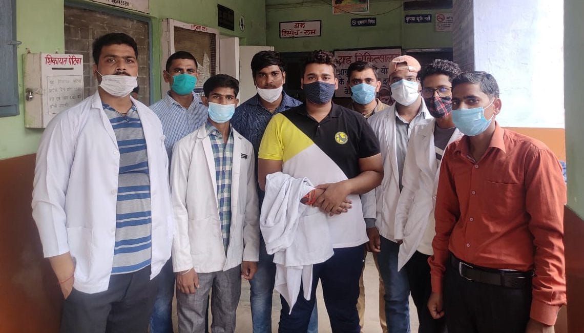 D Pharma Students kept fighting to complete the training
