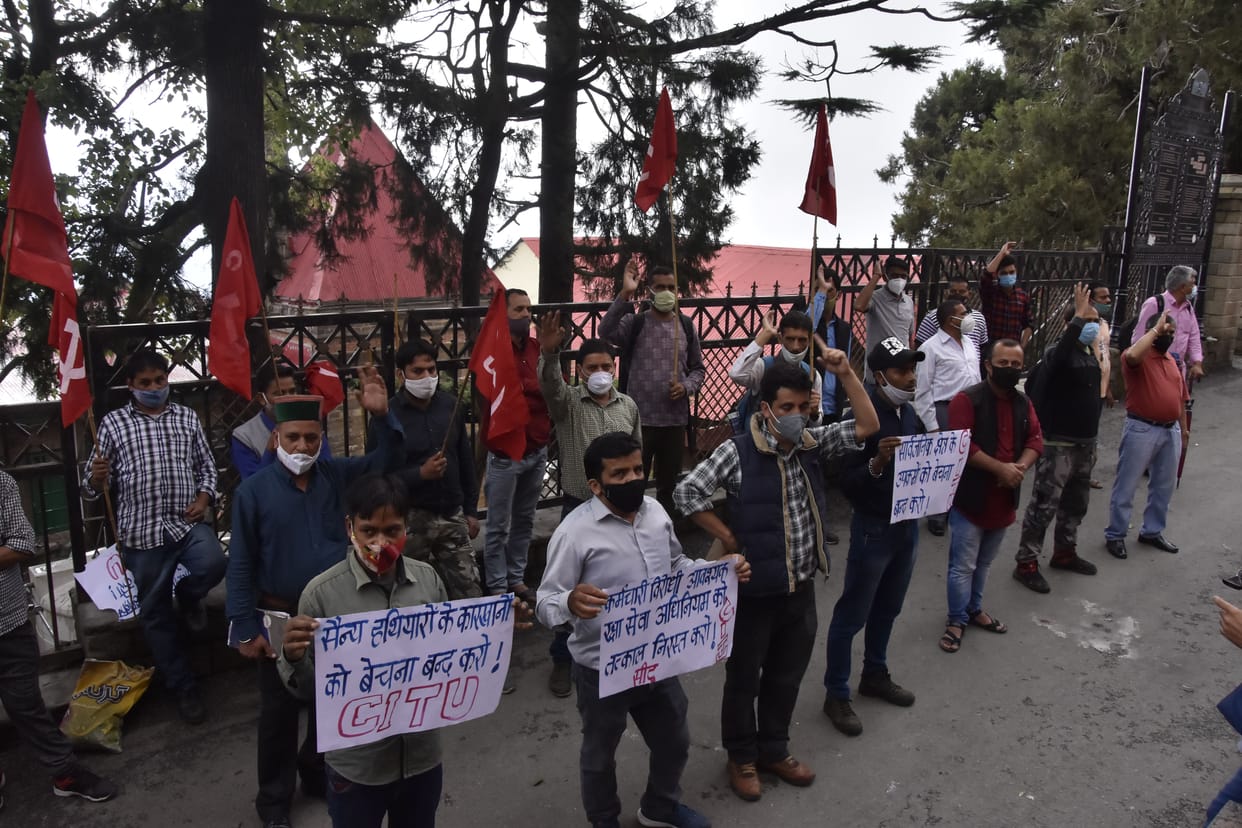 Citu Aggitation in Shimla