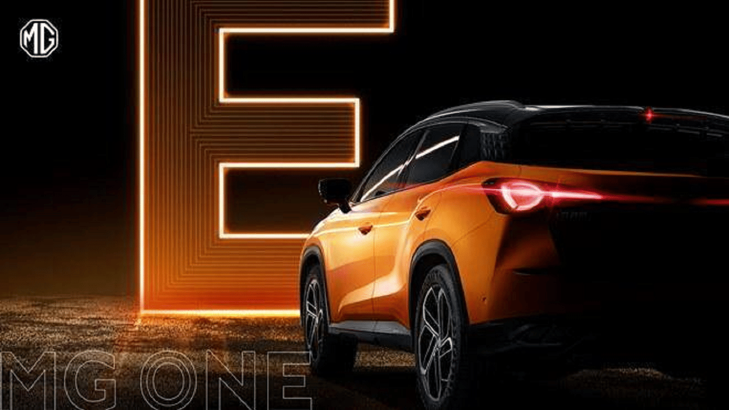 mg one suv teased ahead og global debut on 30 July mg new suv 2021