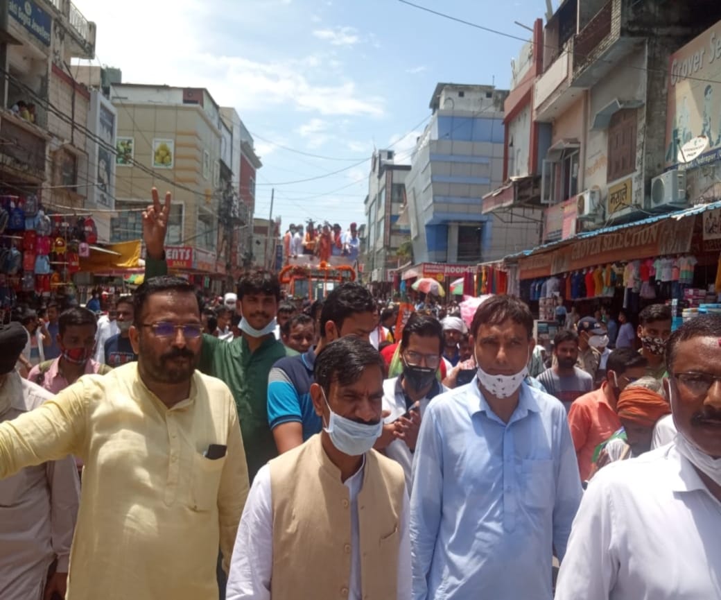 uttarakhand news : cm pushkar singh dhami udham singh nagar visit home district today watch photos