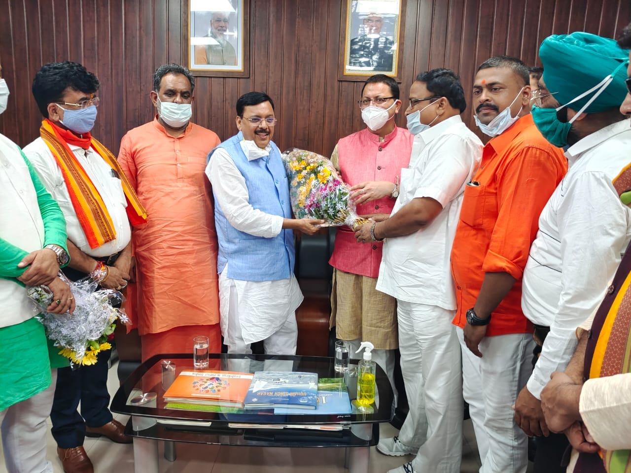 uttarakhand news : cm pushkar singh dhami udham singh nagar visit home district today watch photos