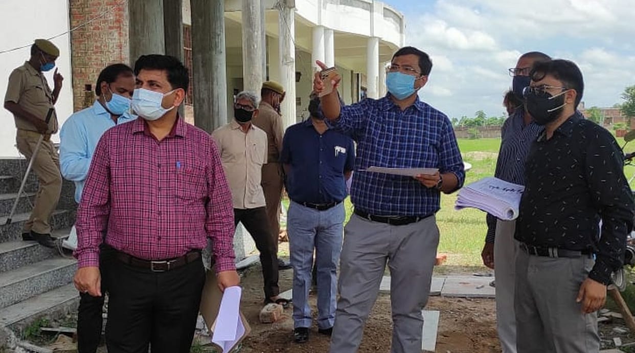 DM stopped construction work going on against standard