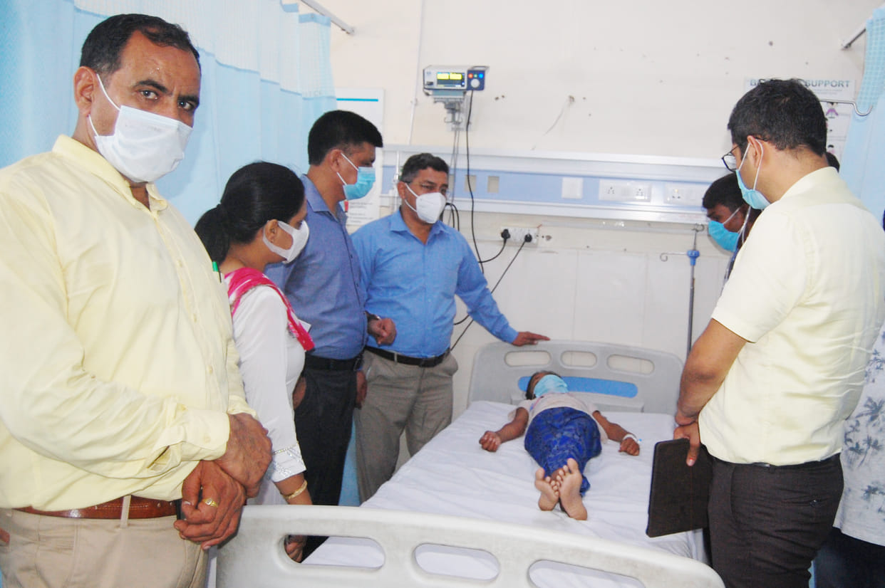 Kayakalp team visited District Civil Hospital