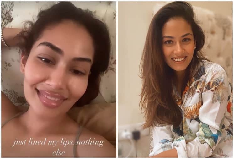 Mira Rajput latest look with swollen lips and cheekbones Fans gives hilarious reactions