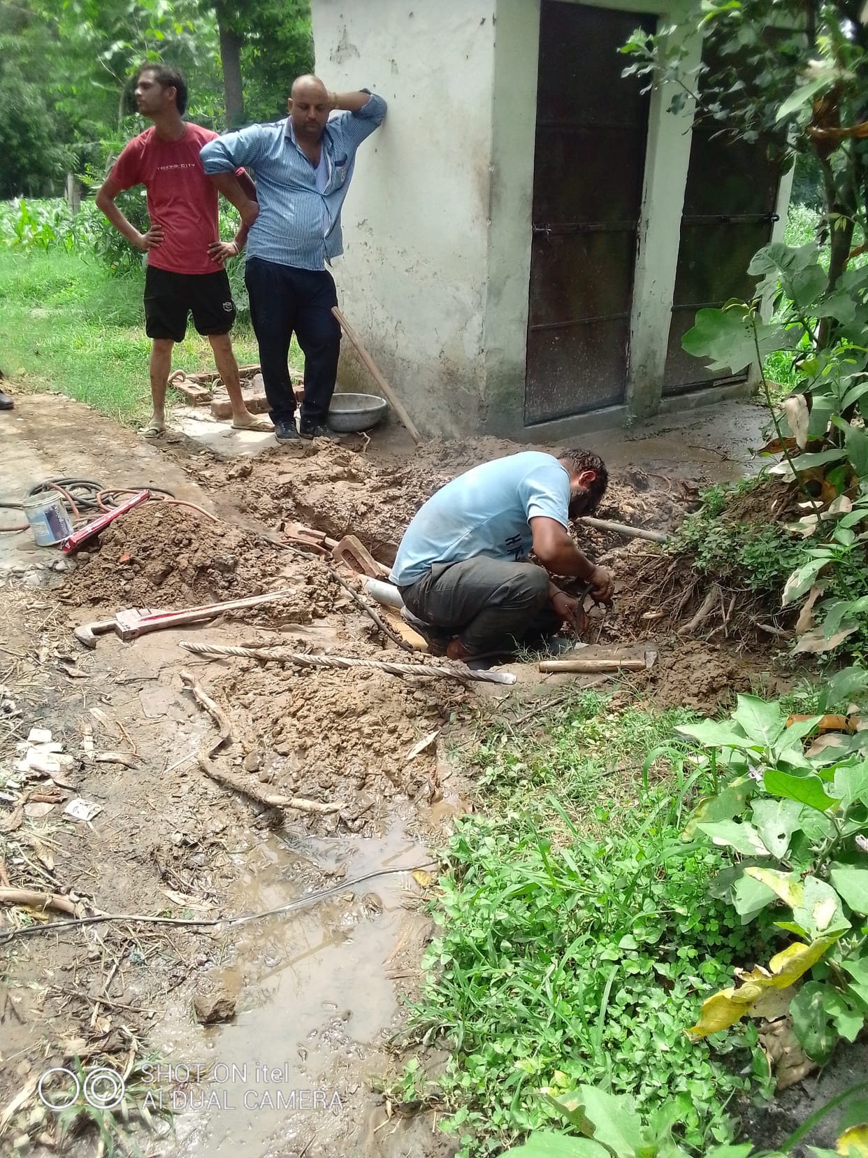 Drinking water supply interrupted due to break in main pipe in Rangas