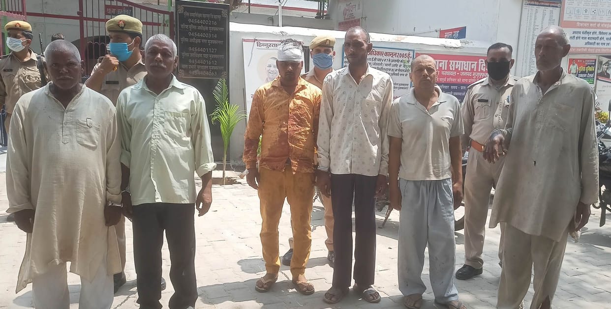 Ruckus over construction on disputed land