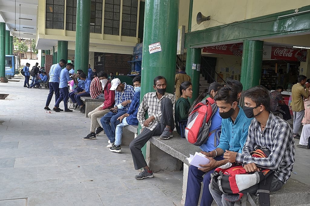 hrtc employees strike in sirmaur