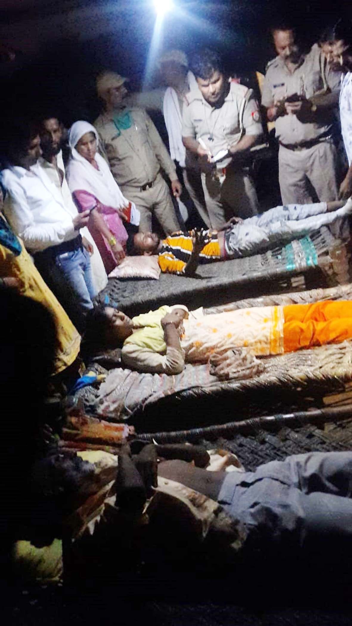 House collapsed in Bhujpura Islamnagar, four people injured