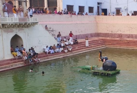 Mathura: Gaj Graha Moksha Leela organized in Rangnath temple