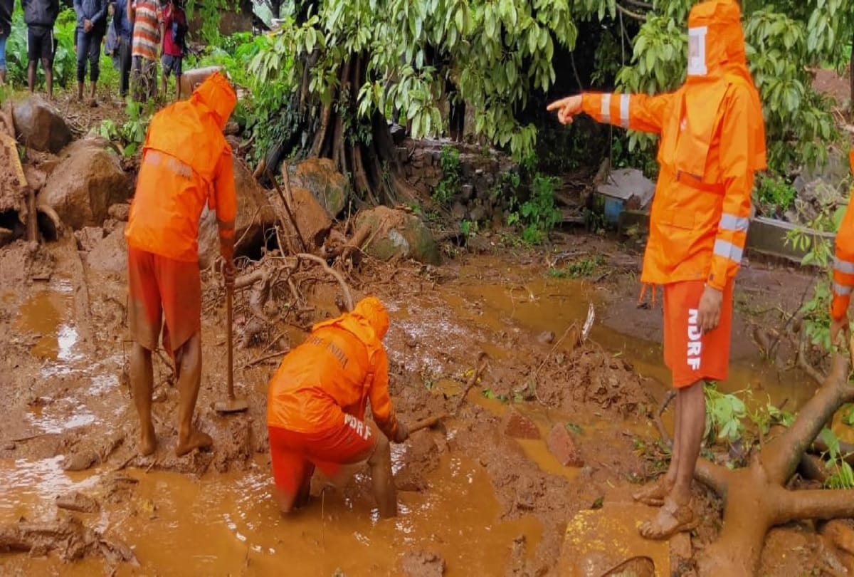 Maharashtra rain news Many people dies and trapped due to landslide in Satara District